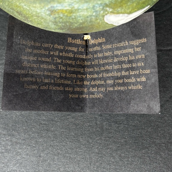 Jeremy Diller Raku Pottery Art 3 Dolphins Signed Very Nice Mint Condition - Picture 9 of 12